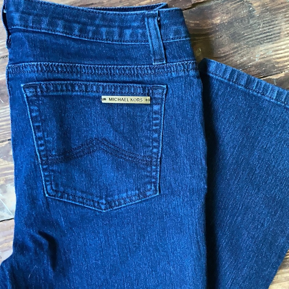 Michael KORS Jeans Skinny Crop Dark Wash sz 6